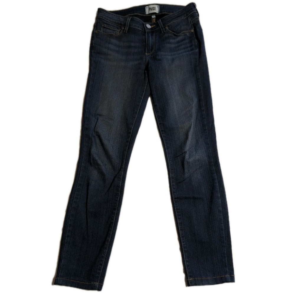 PAIGE Verdugo Ankle Skinny‎ Jeans Women's 27 Dark Wash Stretch Denim